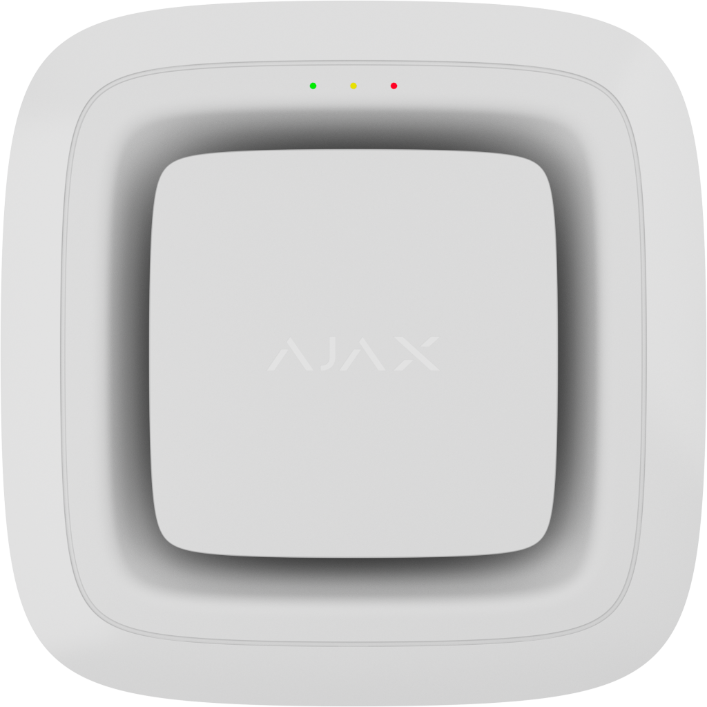 avertisseur sonore blanc face fiche produit