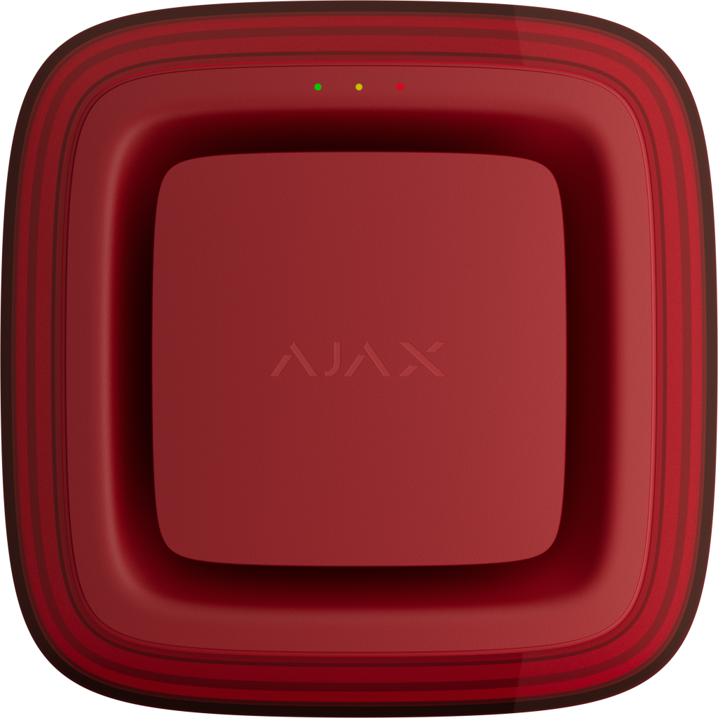 avertisseur sonore et visuel rouge