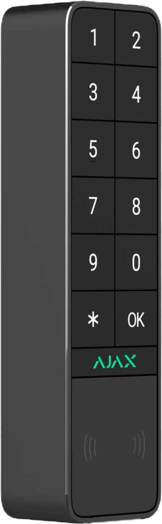 clavier exterieur noir protection exterieure