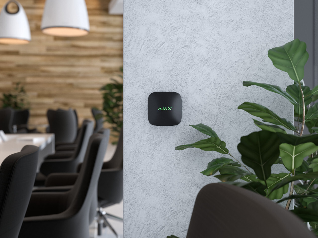 moniteur de qualité de l'air noir photo