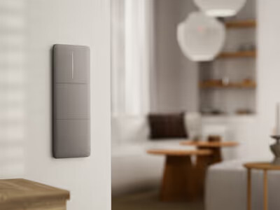 domotique interrupteurs gris fonce